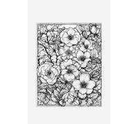 Botanical Reverie: A 6x9 Journal with Floral Wrap Cover: A Classic Monochrome Garden for Writing, Reflection, and Inspiration