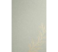 Botanical Sage & Gold Journal: Minimalist Professional Edition: Premium Lined Notebook with Elegant Golden Leaf Design | 100 Cream Pages | ... for Wellness, Planning & Creative Thoughts