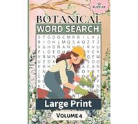 Botanical Word Search - Large Print: Plant and Nature Word Activities For All Ages | 6x9 | 50 Puzzles | Great Relaxing Gift for Garden Lovers