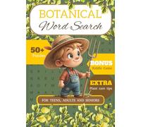 Botanical Word Search Puzzle Book: Word Searches With Easy To Read Print About Botanical, Plants, Gardening, Nature / 7x10 inches, 110 Pages / 50+ ... Gift For Vacations, Holidays And Free Times