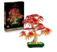 Botanicals Bonsai di Acero Rosso Giapponese Set di Piante Artificiali con Foglie