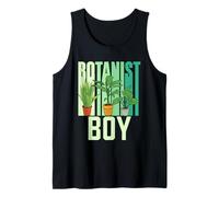 Botanico Ragazzo Piante Botanici Fiori Botanisti Botanista Canotta