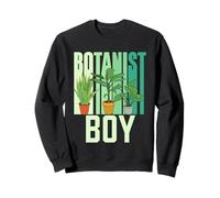 Botanico Ragazzo Piante Botanici Fiori Botanisti Botanista Felpa