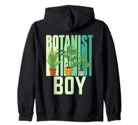 Botanico Ragazzo Piante Botanici Fiori Botanisti Botanista Felpa con Cappuccio