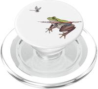Botanico Rana in acqua guardando preda Cottagecore Ragazze PopSockets PopGrip per MagSafe