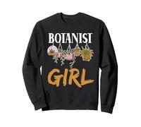 Botanista Ragazza Botanici Botanici Piante Fiori Botanista Felpa