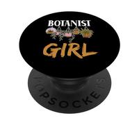 Botanista Ragazza Botanici Botanici Piante Fiori Botanista PopSockets PopGrip Adesivo