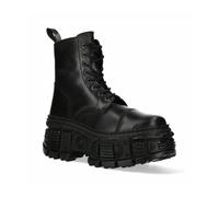 Botas Crust NEW ROCK Nere Con Suola TANK NEW ROCK Original WALL083C-S5