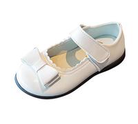 BOTCAM Ballerine da ragazza, Mary Jane, scarpe basse super fit, suola morbida, scarpe da ballo, eleganti suola in gomma, scarpe da bambino, scarpe estive, Z Weiß7, 31 EU