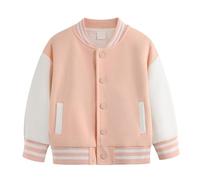 BOTCAM Boys And Girls Coat Spring And Autumn Winter New Children Plus Fleece Baseball Clothes Baby Cardigan Small Medium Thick Children's Top Giacca trapuntata da ragazza, Colore: rosa., 12-13 Jahre