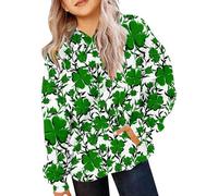 BOTCAM Children Kids Daily Printed Outfits Felpa casual a maniche lunghe tasche con cappuccio da donna e ragazza, Nero , 4-5 Jahre