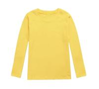 BOTCAM Children's Autumn and Winter Clothes for Boys and Girls - Maglietta a maniche lunghe con biancheria intima, giallo., 1-2 Jahre