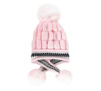 BOTCAM Children's Hat Winter Cute Girl Hat Autumn and Winter Wool Warm Baby Ear Cap Sciarpa Cappello Cappello di lana per uomo, Colore: rosa., Einheitsgröße