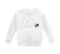 BOTCAM Christmas Christmas Christmas Tree Printed Children's - Felpa con cappuccio Border Children's Japanese Clothes da ragazza, colore: Verde oliva, bianco, 9-10 Jahre