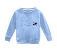 BOTCAM Christmas Christmas Christmas Tree Printed Children's - Felpa con cappuccio Border Children's Japanese Clothes da ragazza, colore: Verde oliva, Blu, 12-18 Monate