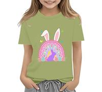 BOTCAM Easter Shirts for Toddler Boy - Maglietta a maniche corte Tractor Bunny per bambini, in cotone, 2 13 anni, a maniche lunghe, Ag., 3-4 Jahre