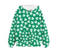 BOTCAM Girls and Boys Felpa con cappuccio Spring and Autumn St Day Personized 3D Printing Retro Casual Felpe con tasche per bambini con cappuccio Anime Pullover ragazza, Ag., 9-11 Jahre