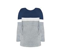 BOTCAM Maglia a maniche lunghe a colori adatta per ragazze e magliette da 3 a 9 anni, Blu scuro, 4-5 Jahre