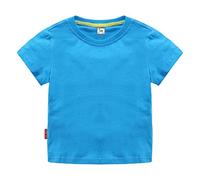 BOTCAM Maglietta girocollo con vestibilità classica per e ragazze | Cotton Soft Multi Pack a maniche corte Basic e Jack Shirt, b, 5-6 Jahre