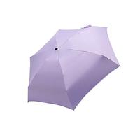 BOTCAM Ombrellone leggero pieghevole impermeabile Ombrellone piccolo ombrello piatto a forma di campana (viola, taglia unica)
