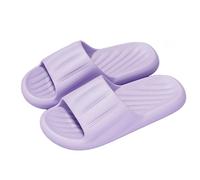 BOTCAM Pantofole da donna Cozislides originali, pantofole da bagno, morbide nuvole, antiscivolo, ciabatte da bagno, scarpe da spiaggia, sandali estivi casual, Lilla, 38 EU
