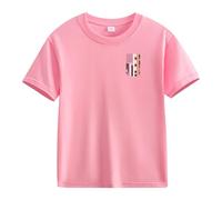 BOTCAM Spring and Autumn New Fashionable Cute Print Comfortable Version of The Girls Printed T Shirt Indossa Baby, Colore: rosa., 4-5 Jahre