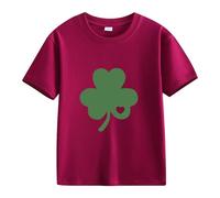 BOTCAM Spring and Autumn New Fashionable Cute Print Comfortable Version of The Girls Stamped T Shirt Baby Birthday Outfit Boy 1, Colore: rosso, 12-13 Jahre
