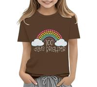BOTCAM Toddler Boy Girl Summer Clothes First Day of School Shirt In My Pre School Shirt Toddler Kindergarten Shirts Lana Gilet donna, caffè, 6-7 Jahre