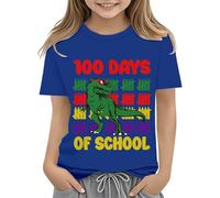 BOTCAM Toddler Boy Girl Summer Clothes First Day of School Shirt In My Pre School Shirt Toddler Kindergarten Shirts Baby T Shirt Girls 78, Blu, 3-4 Jahre