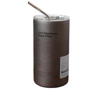 Botella de agua aislada - Taza de café portátil de 600 ml, taza de café de acero inoxidable para exteriores | Botella de agua portátil reutilizable, taza de doble pared para café, cerveza,