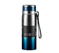 Botella De Agua Inoxidable - Termo Al Vacío Aislante | Cantimplora Impermeabile Con Correa Escuela Gimnasio Deporte Viaje Niños Y Adultos Taza Con ASA Botella Aislada Gimnasio