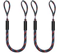 Botepon Boat Bungee Dock Lines, Boating Gifts for Men, Boat Accessories, Pontoon Accessories, Mooring Lines for Bass Boat, 4 Feet
