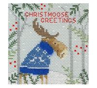 Bothy Threads Kit Biglietto a Punto Croce - Natale Alce