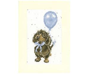 Bothy Threads - Kit di biglietti di auguri per punto croce, motivo: salsiccia