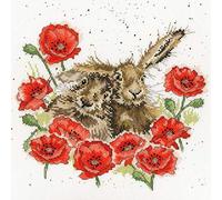 Bothy Threads - Kit per punto croce, motivo: Love is in the lepre