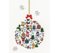 Bothy Threads - Kit per punto croce, motivo: Love Yule