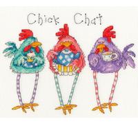 Bothy Threads Kit per ricamo punto croce contato - Chick Chat