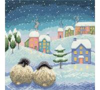 Bothy Threads Kit punto croce contato, con scritta in lingua inglese "There's Snow Place Like Home"