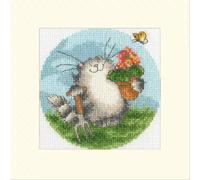 Bothy Threads kit punto croce contato di carte "Seeds Of Love", XGC46, 10x10cm