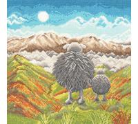 Bothy Threads kit punto croce contato "In cima al mondo", XLP4, 26x26cm
