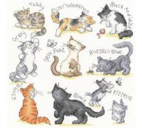 Bothy Threads Kit punto croce contato - Meow!