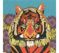 Bothy Threads Set punto croce "Jewelled Tiger", schema di conteggio, xstu3, 33x3