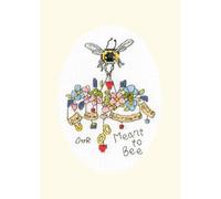 Bothy Threads Set punto croce "Meant To Bee", schema di conteggio, xgc29, 9x13cm