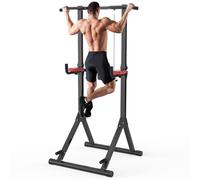 Botifly Power Tower Dip Station - Barra per trazioni autoportante, regolabile in altezza da 159 a 233 cm, multifunzione per allenamento a casa