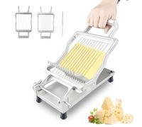 Botiliceer Affettatrice per formaggio, 1 cm e 2 cm, in filo di acciaio inox, per verdure e formaggi, utensile da cucina (Machine)