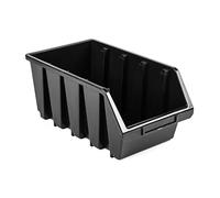 botle 30 scatole impilabili da officina, 34 x 20 x 15,5 cm, colore nero