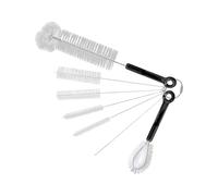 Botle Bruh - Spazzola per biberon in PBT Soft Small Bottle Brush | Set completo di pulizia Botle Bruh con detergente per capezzoli | Botle Brsh Cleaner per biberon, tazze con beccuccio, contenitori
