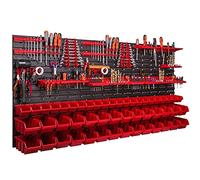 botle - Pannello portautensili, 1728 x 780 mm, impilabile, scaffale da parete, supporto per garage, magazzino, officina, hobby (ITBNN600x6-U2122-MIX53)