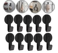botle Set di 10 ganci magnetici, resistenti ganci magnetici per ghirlande, appendiabiti, appendiabiti, grucce per borse, piccole e compatte con magnete al neodimio, portata massima 8,5 kg