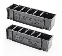 botle Set di 2 supporti per la parete degli attrezzi Qbrick e cassetta degli attrezzi, organizzazione dell'officina, portautensili, robusto e durevole